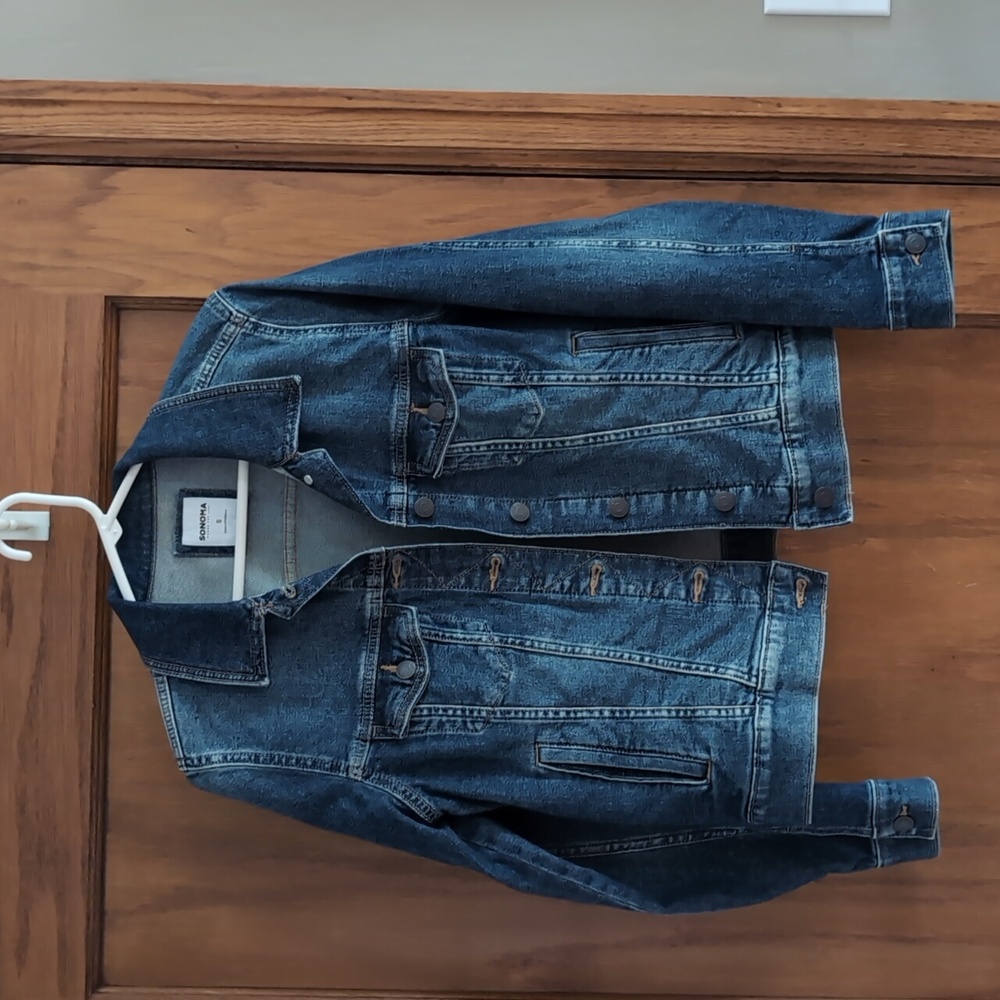 Sonoma Women's Denim Jean Jacket, Size Small